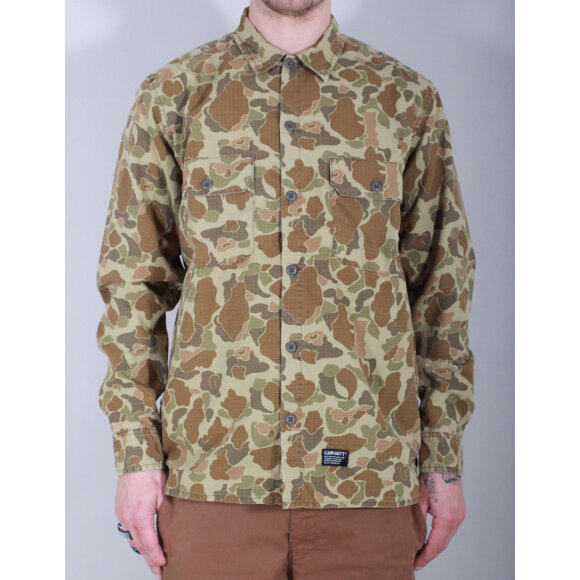Carhartt WIP - Carhartt - Skjorte Mission Shirt L/S