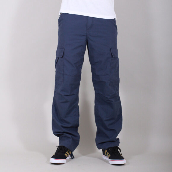 Carhartt WIP - Carhartt - Regular Cargo pant Blue Penny