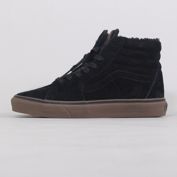 Vans - Vans - SK8-Hi | Black/Dark gum