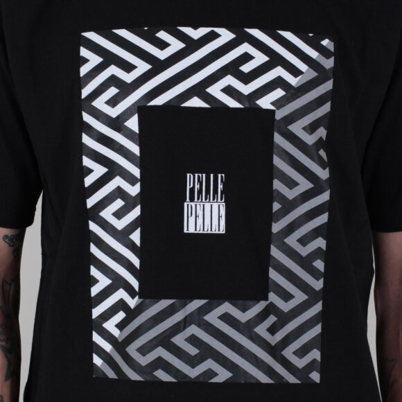 Pelle Pelle - Pelle Pelle - 50/50 Dark Maze T-shirt | Black