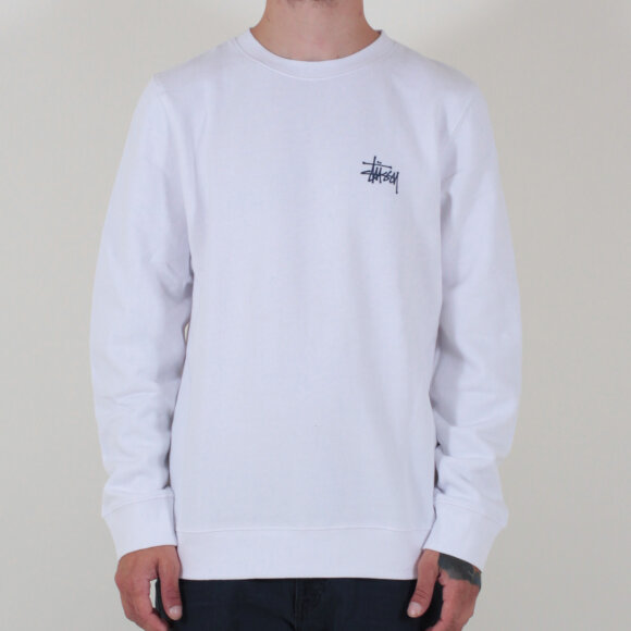 Stussy - Stussy - Basic Stussy Crew | White