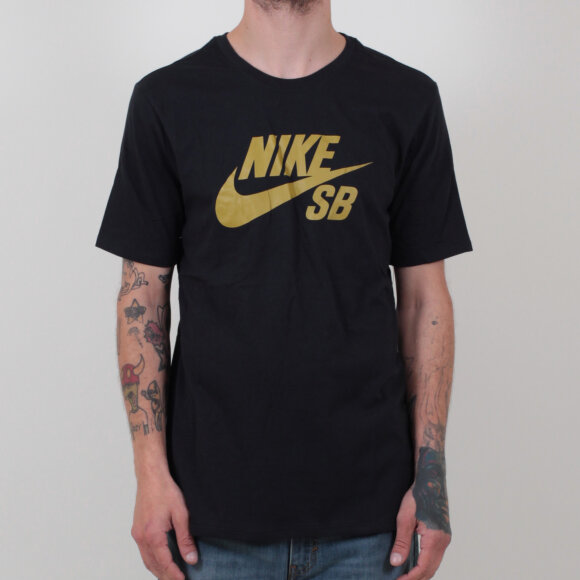 Nike SB - Nike SB - Logo T-Shirt | Black/Gold