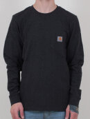 Carhartt WIP - Carhartt - L/S Pocket T-shirt | Black