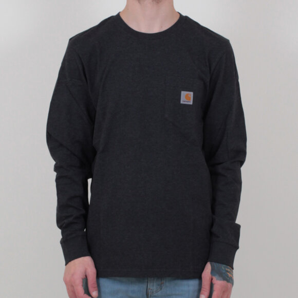 Carhartt WIP - Carhartt - L/S Pocket T-shirt | Black