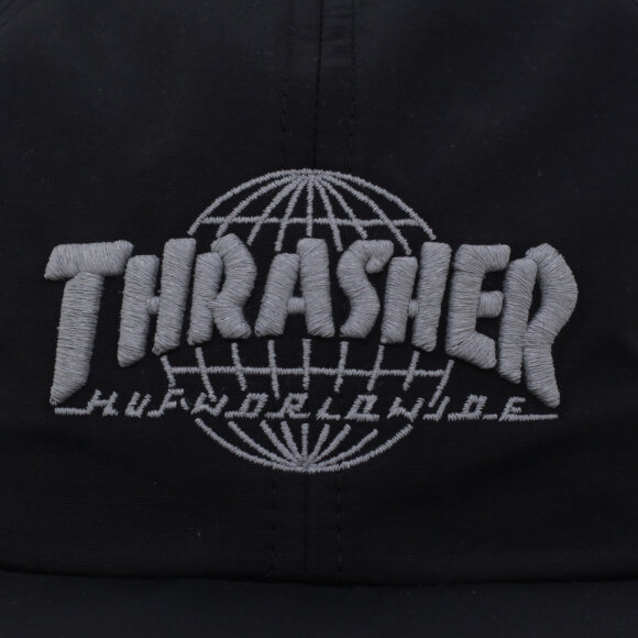 HUF - HUF x Thrasher - TDS 6-Panel | Black