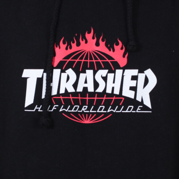 HUF - Huf x Thrasher Tour De Stoops Hood | Black