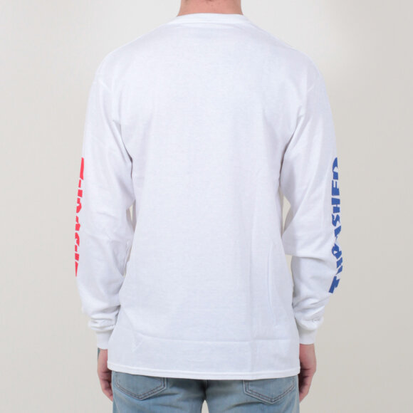 HUF - HUF x Thrasher TDS L/S T-shirt | White