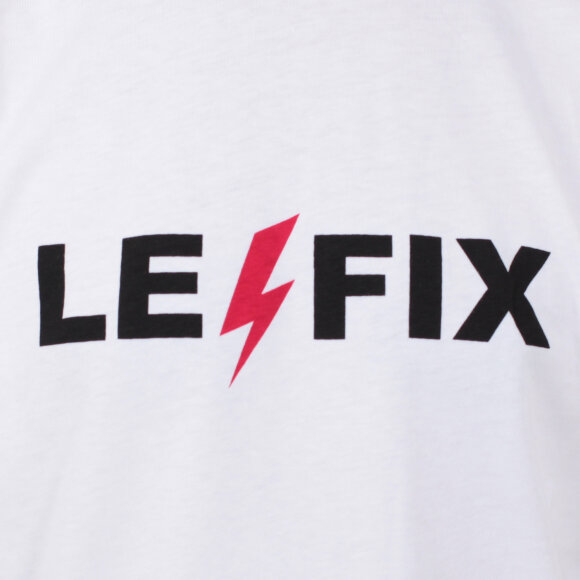 Le-fix - Le fix - LF Lightning T-shirt | White
