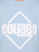 Collabo - Collabo - Square Logo T-shirt | Sky Blue