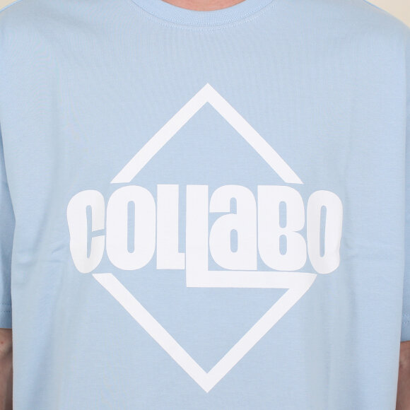 Collabo - Collabo - Square Logo T-shirt | Sky Blue