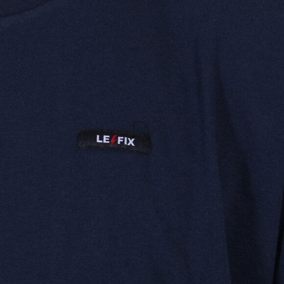 Le-fix - LeFix - Stripe Block T-Shirt | Navy