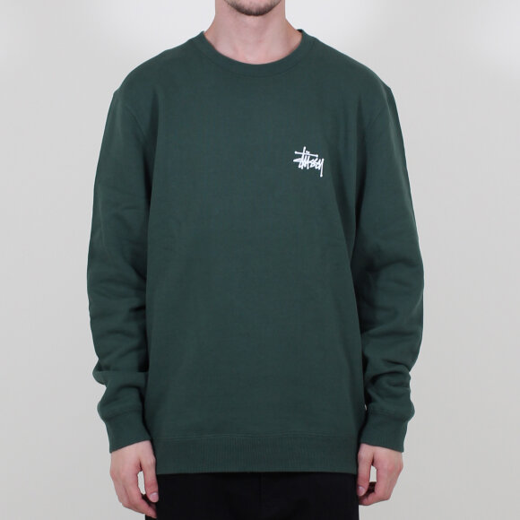 Stussy - Stussy - Basic Crewneck | Dark Forest