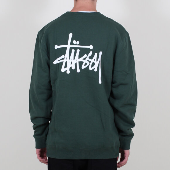 Stussy - Stussy - Basic Crewneck | Dark Forest