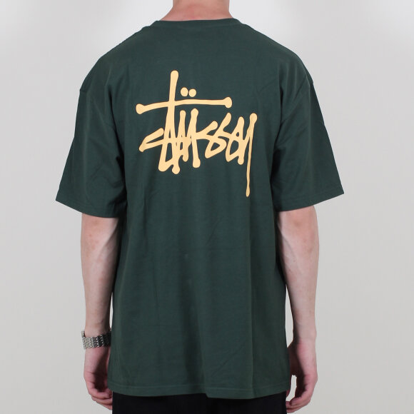 Stussy - Stussy - Basic Logo T-shirt | Dark Forest