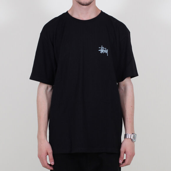 Stussy - Stussy - Basic Logo T-shirt | Black/Grey