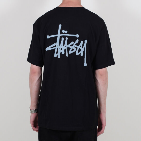 Stussy - Stussy - Basic Logo T-shirt | Black/Grey