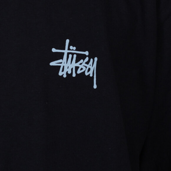 Stussy - Stussy - Basic Logo T-shirt | Black/Grey