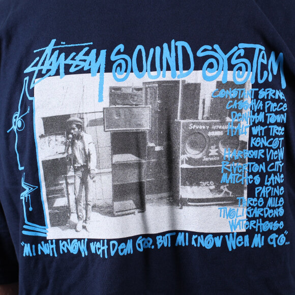 Stussy - Stussy - Sound System T-shirt | Navy