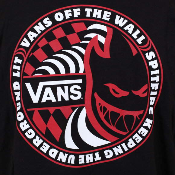 Vans - Vans x Spitfire T-Shirt | Black