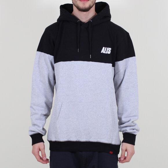 Alis - Work Wood Hoodie | Black/Grey