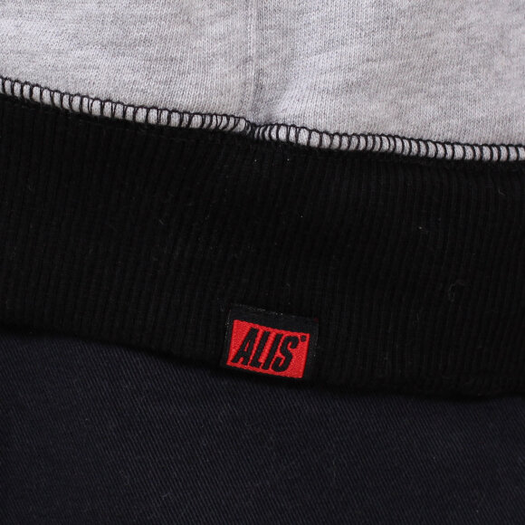 Alis - Work Wood Hoodie | Black/Grey