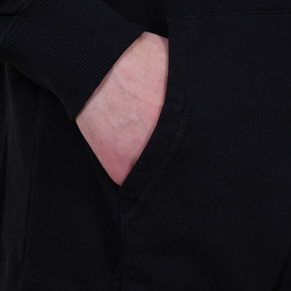 Alis - Stencil Box Hoodie | Black