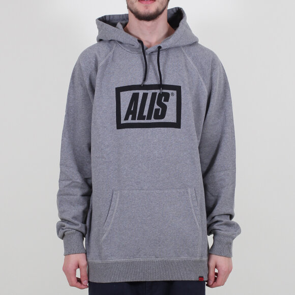 Alis - Stencil Box Hoodie | Grey