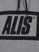 Alis - Stencil Box Hoodie | Grey