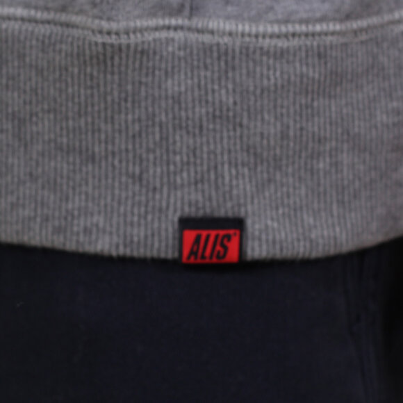 Alis - Stencil Box Hoodie | Grey