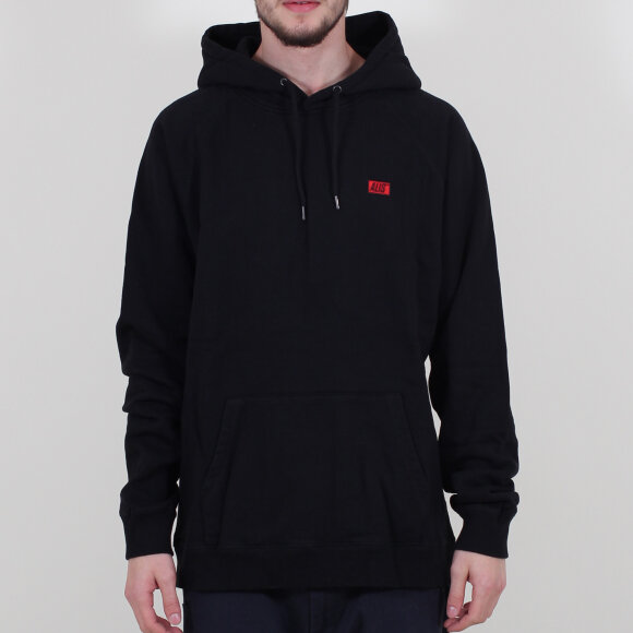 Alis - Classic Box Emb Hoodie | Black