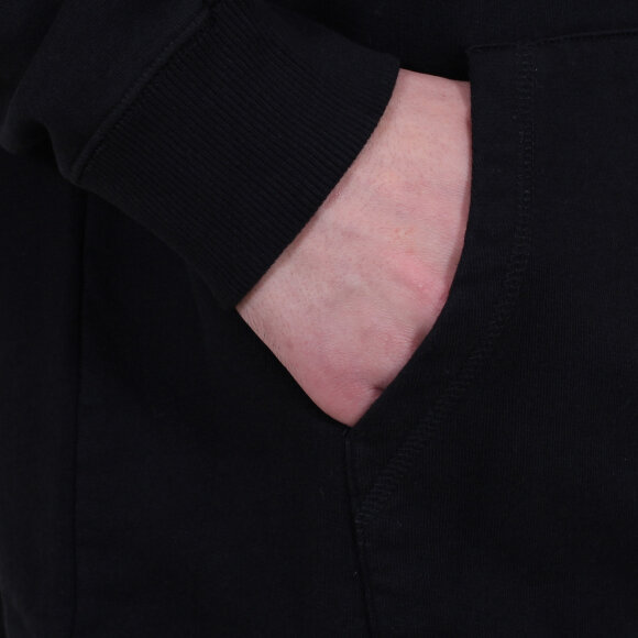 Alis - Classic Box Emb Hoodie | Black