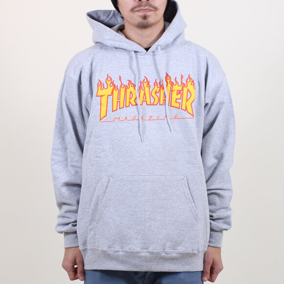 Thrasher - Thrasher - Hood Flame | Grey