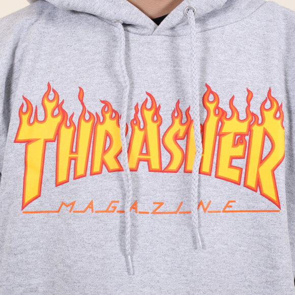 Thrasher - Thrasher - Hood Flame | Grey