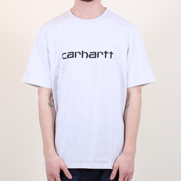 Carhartt WIP - Carhartt - S/S Script T-Shirt | Ash Heather