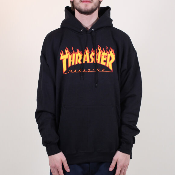 Thrasher - Thrasher - Hood Flame | Black