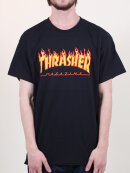 Thrasher - Thrasher - S/S Tee Flame | Black