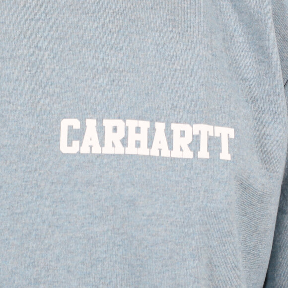 Carhartt WIP - Carhartt - College Script T-shirt | Blue Heather