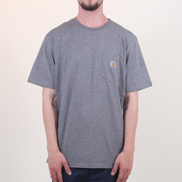 Carhartt WIP - Carhartt - Pocket T-shirt | Grey Heather