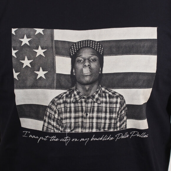 Pelle Pelle - A$AP Flag T-Shirt | Black