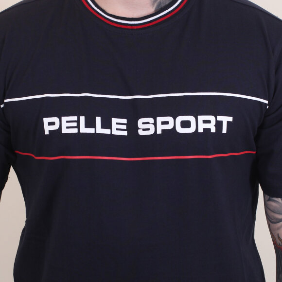 Pelle Pelle - Pelle Pelle - Linear T-Shirt | Navy