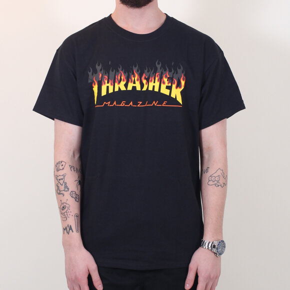 Thrasher - Thrasher - BBQ T-Shirt | Black