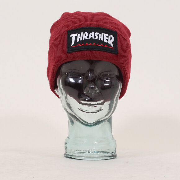 Thrasher - Thrasher - Beanie Logo Patch | Maroon