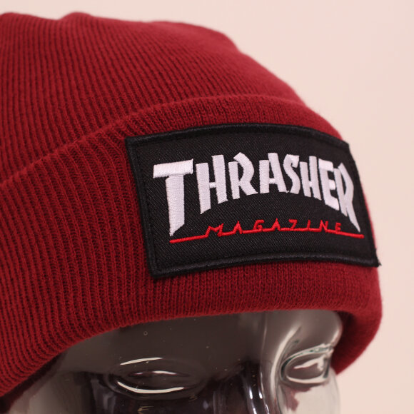 Thrasher - Thrasher - Beanie Logo Patch | Maroon