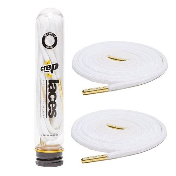 Crep Protect - Crep Protect - Round Laces | White
