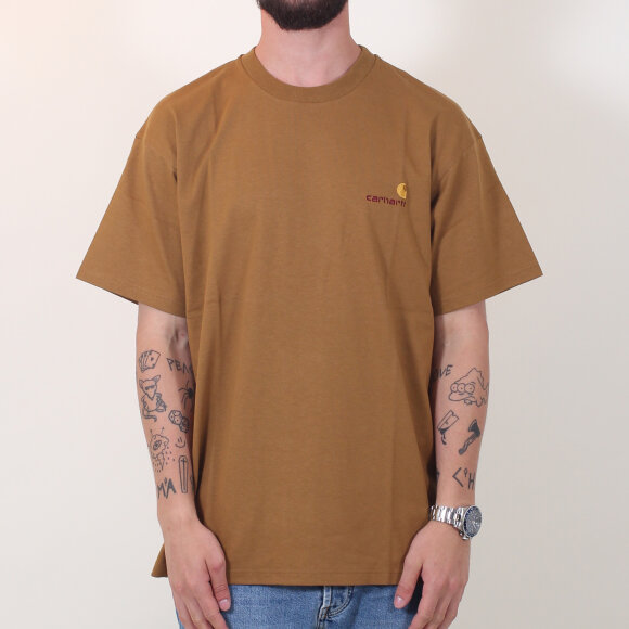 Carhartt WIP - Carhartt WIP - S/S American Script | Hamilton Brown