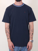 LeFix - Fade Rib T-Shirt | Navy