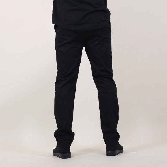 Alis - Classic Box Chino Pant | Black