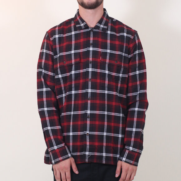 Levi's® - Levis - Skate L/S Work Shirt | Red/Black