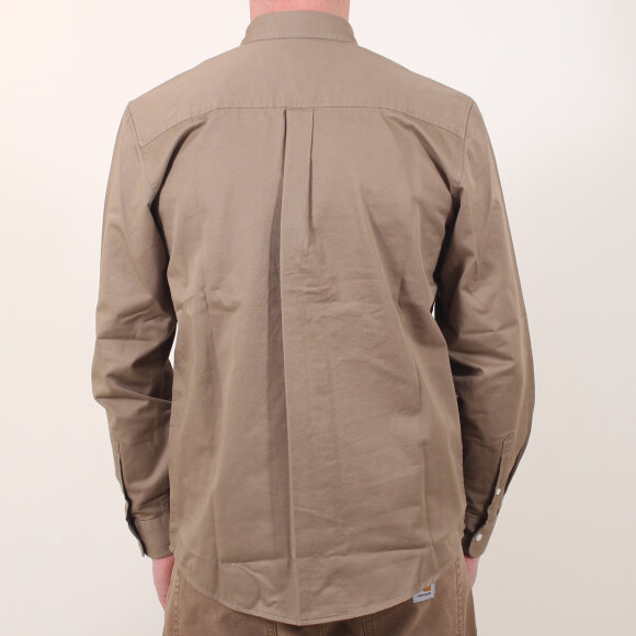 Carhartt WIP - Carhartt WIP - L/S Madison Shirt | Leather/Navy