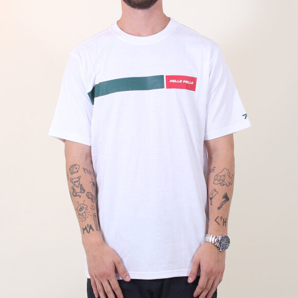 Pelle Pelle - Finish Line T-Shirt S/S | White